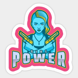 body'nsurf girl power Sticker